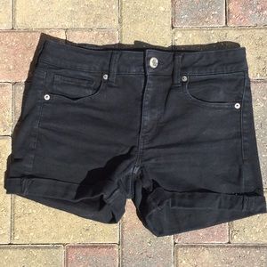 American Eagle Size 8 Shorts Midi Black